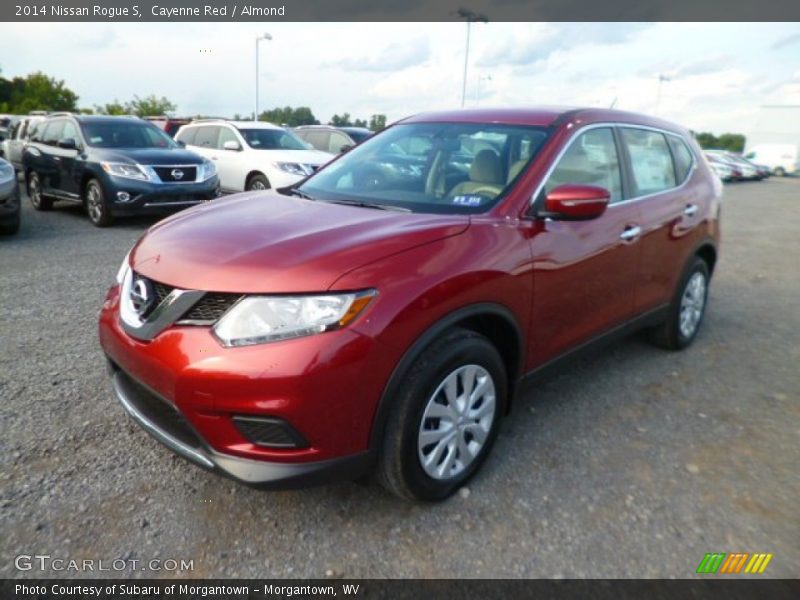 Cayenne Red / Almond 2014 Nissan Rogue S