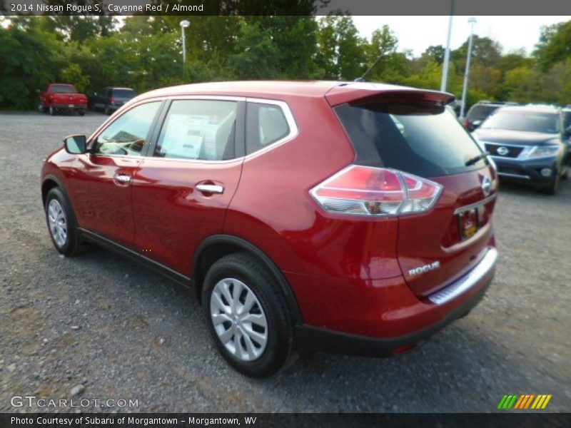 Cayenne Red / Almond 2014 Nissan Rogue S