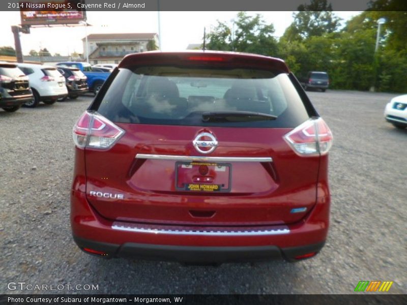 Cayenne Red / Almond 2014 Nissan Rogue S