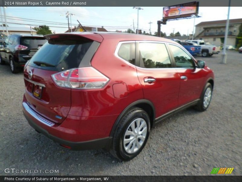 Cayenne Red / Almond 2014 Nissan Rogue S