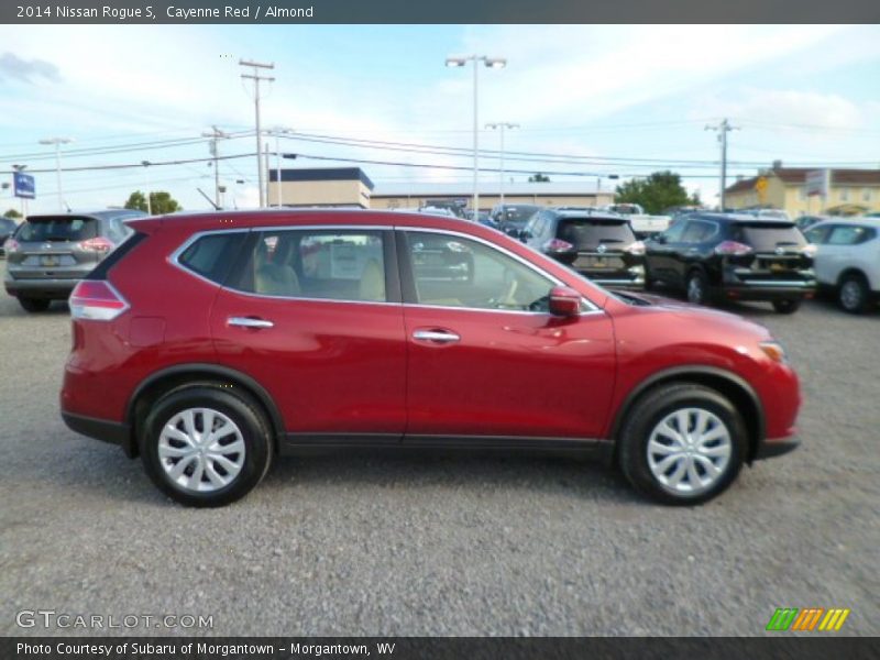 Cayenne Red / Almond 2014 Nissan Rogue S