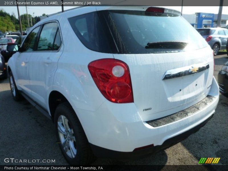 Summit White / Jet Black 2015 Chevrolet Equinox LS AWD