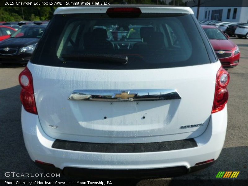 Summit White / Jet Black 2015 Chevrolet Equinox LS AWD