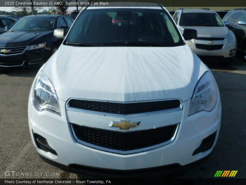 Summit White / Jet Black 2015 Chevrolet Equinox LS AWD