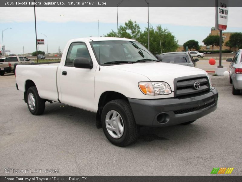 Natural White / Taupe 2006 Toyota Tundra Regular Cab