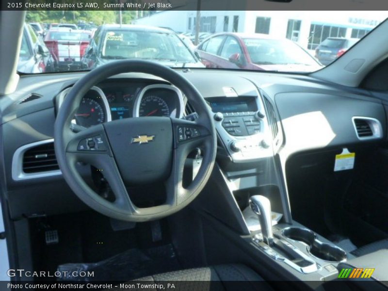 Summit White / Jet Black 2015 Chevrolet Equinox LS AWD