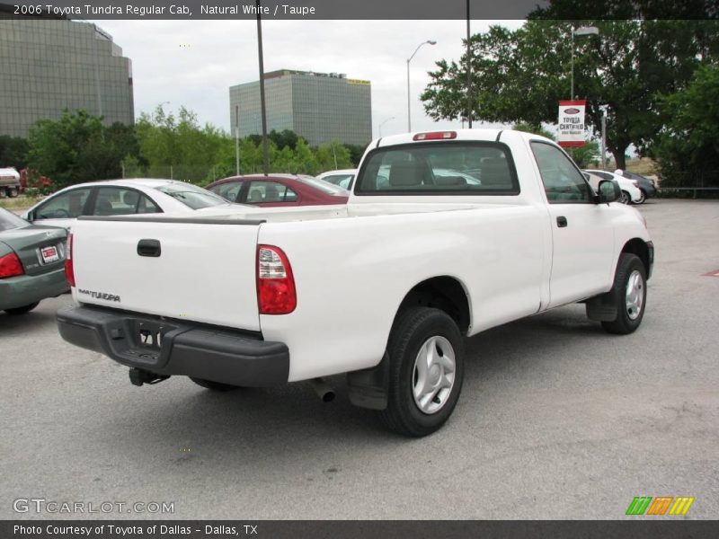 Natural White / Taupe 2006 Toyota Tundra Regular Cab