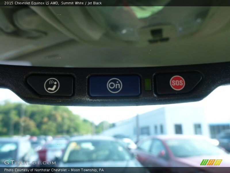 Summit White / Jet Black 2015 Chevrolet Equinox LS AWD