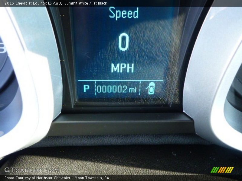 Summit White / Jet Black 2015 Chevrolet Equinox LS AWD