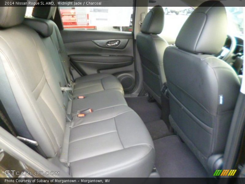 Midnight Jade / Charcoal 2014 Nissan Rogue SL AWD