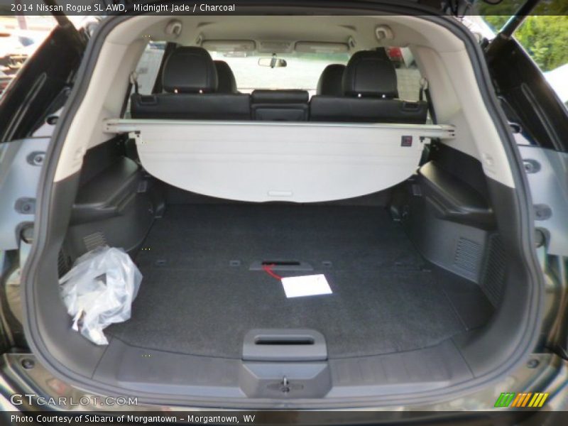 Midnight Jade / Charcoal 2014 Nissan Rogue SL AWD