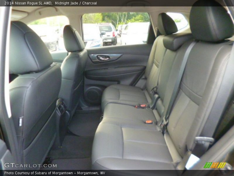 Midnight Jade / Charcoal 2014 Nissan Rogue SL AWD