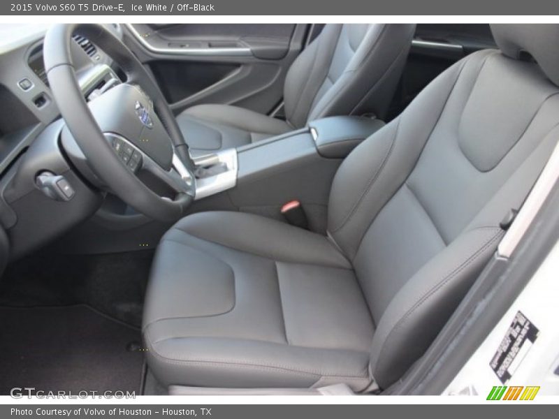 Ice White / Off-Black 2015 Volvo S60 T5 Drive-E