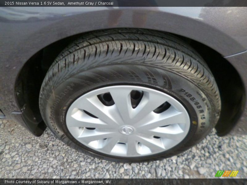 Amethyst Gray / Charcoal 2015 Nissan Versa 1.6 SV Sedan