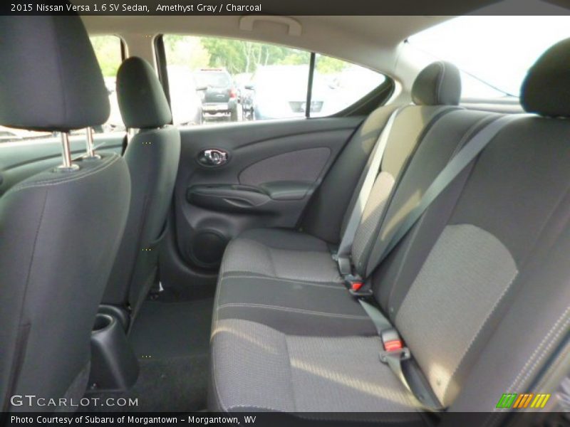 Amethyst Gray / Charcoal 2015 Nissan Versa 1.6 SV Sedan