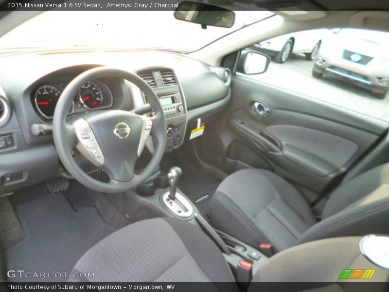 Amethyst Gray / Charcoal 2015 Nissan Versa 1.6 SV Sedan
