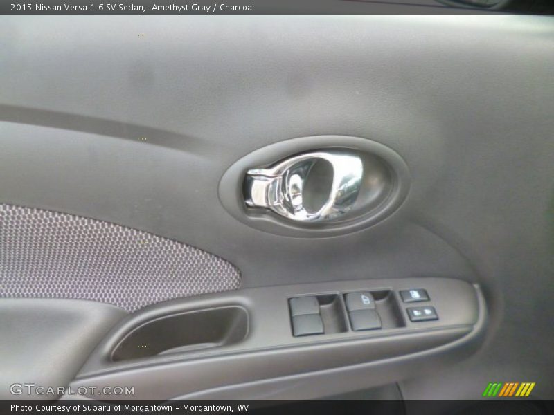Amethyst Gray / Charcoal 2015 Nissan Versa 1.6 SV Sedan