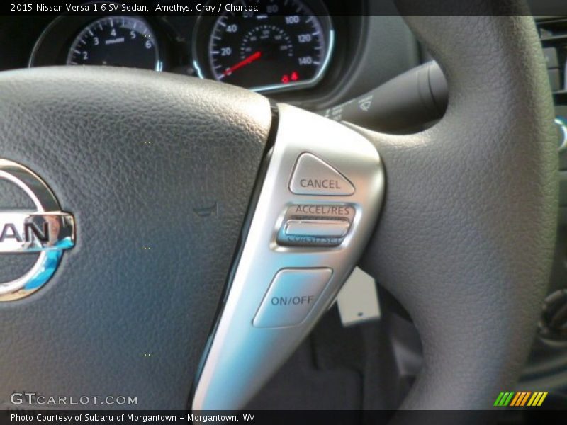 Amethyst Gray / Charcoal 2015 Nissan Versa 1.6 SV Sedan