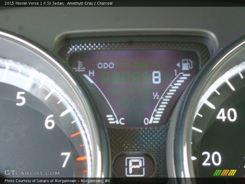 Amethyst Gray / Charcoal 2015 Nissan Versa 1.6 SV Sedan