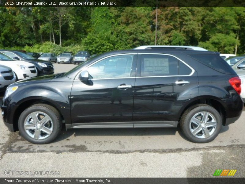Black Granite Metallic / Jet Black 2015 Chevrolet Equinox LTZ