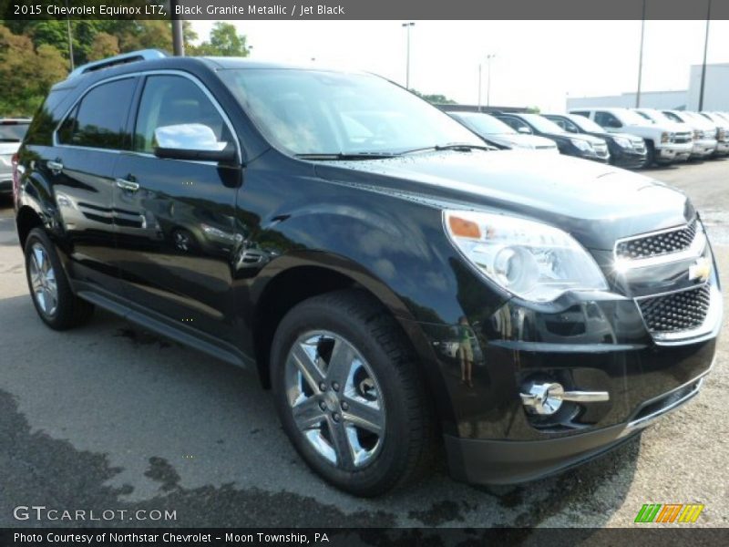 Black Granite Metallic / Jet Black 2015 Chevrolet Equinox LTZ