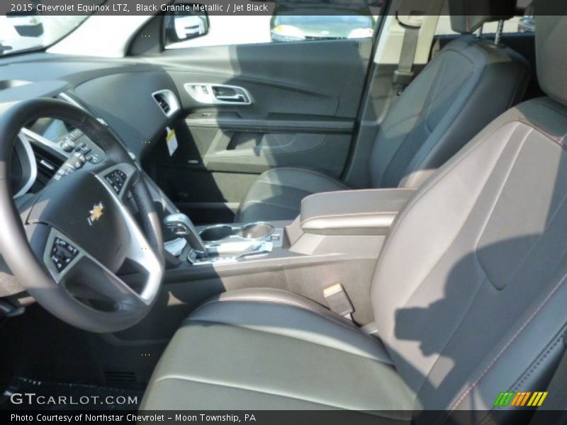 Black Granite Metallic / Jet Black 2015 Chevrolet Equinox LTZ