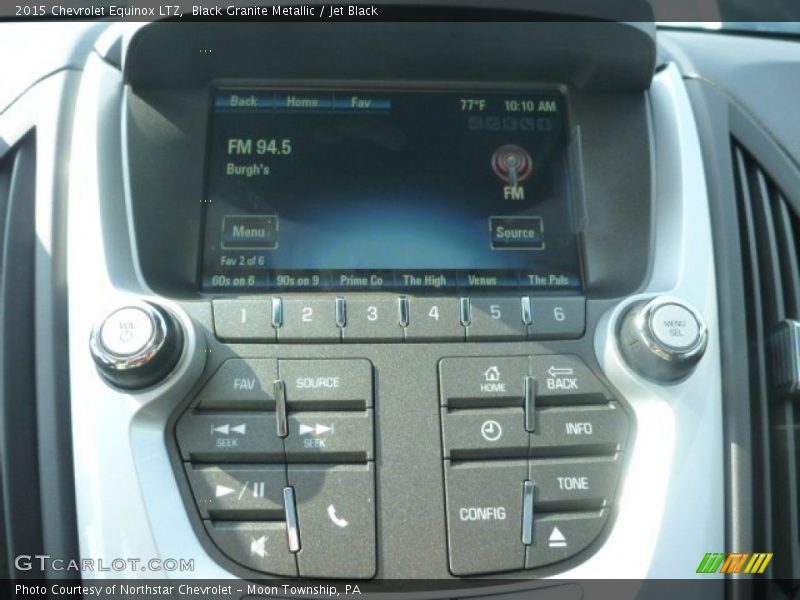 Black Granite Metallic / Jet Black 2015 Chevrolet Equinox LTZ