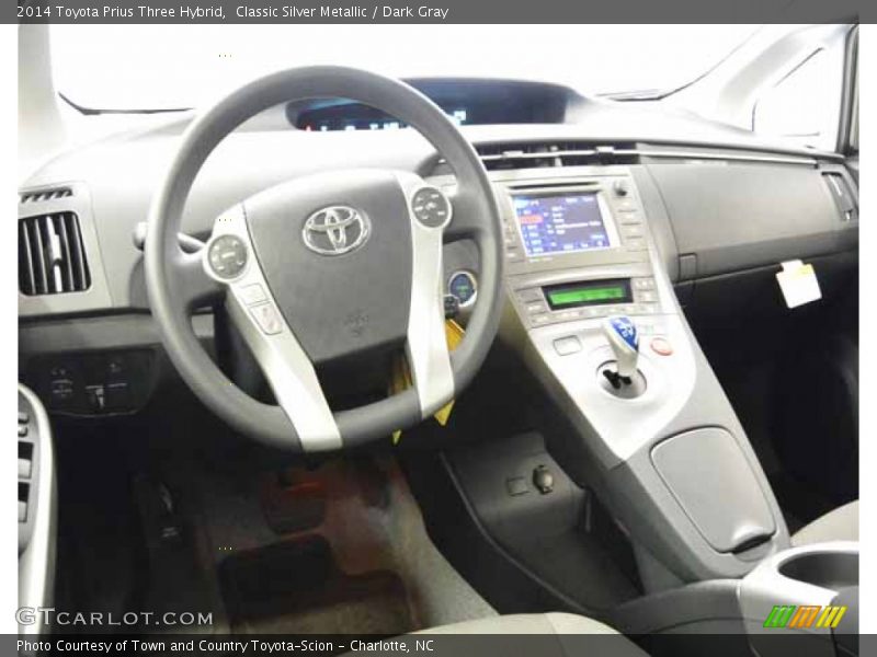 Classic Silver Metallic / Dark Gray 2014 Toyota Prius Three Hybrid