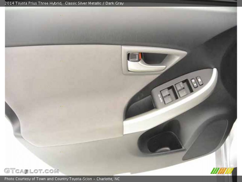 Classic Silver Metallic / Dark Gray 2014 Toyota Prius Three Hybrid