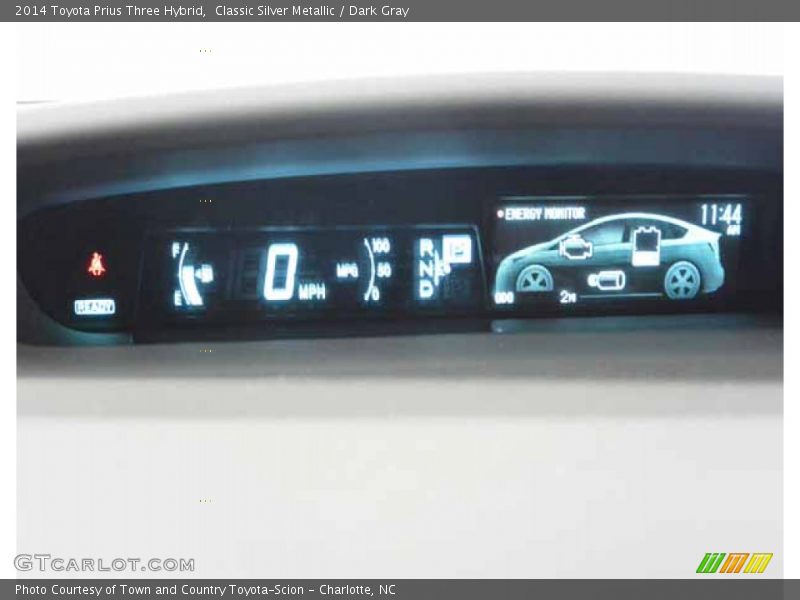 Classic Silver Metallic / Dark Gray 2014 Toyota Prius Three Hybrid