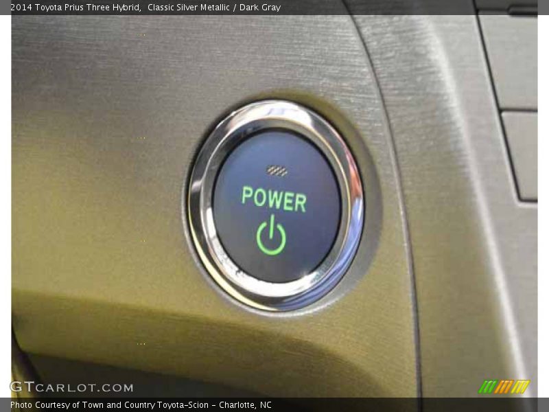 Classic Silver Metallic / Dark Gray 2014 Toyota Prius Three Hybrid