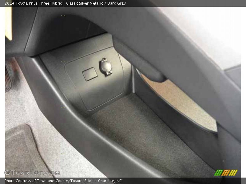 Classic Silver Metallic / Dark Gray 2014 Toyota Prius Three Hybrid