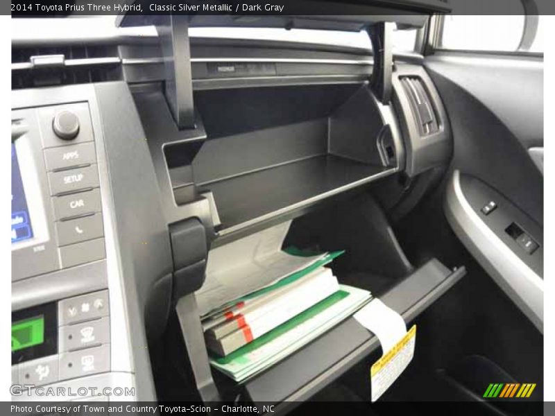 Classic Silver Metallic / Dark Gray 2014 Toyota Prius Three Hybrid