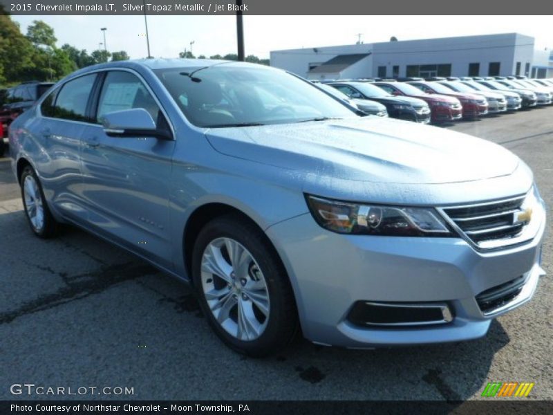 Silver Topaz Metallic / Jet Black 2015 Chevrolet Impala LT