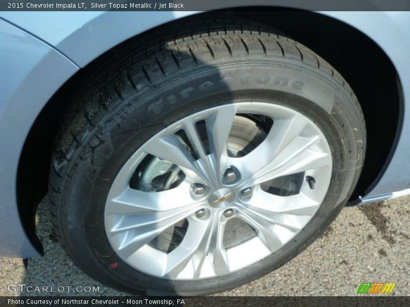 Silver Topaz Metallic / Jet Black 2015 Chevrolet Impala LT