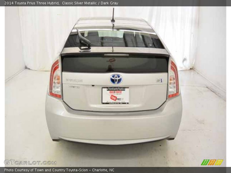 Classic Silver Metallic / Dark Gray 2014 Toyota Prius Three Hybrid