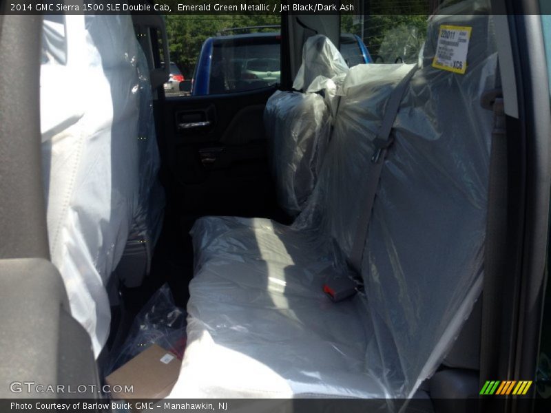 Emerald Green Metallic / Jet Black/Dark Ash 2014 GMC Sierra 1500 SLE Double Cab