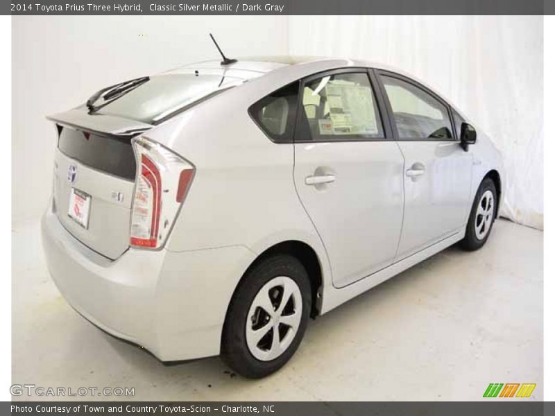 Classic Silver Metallic / Dark Gray 2014 Toyota Prius Three Hybrid