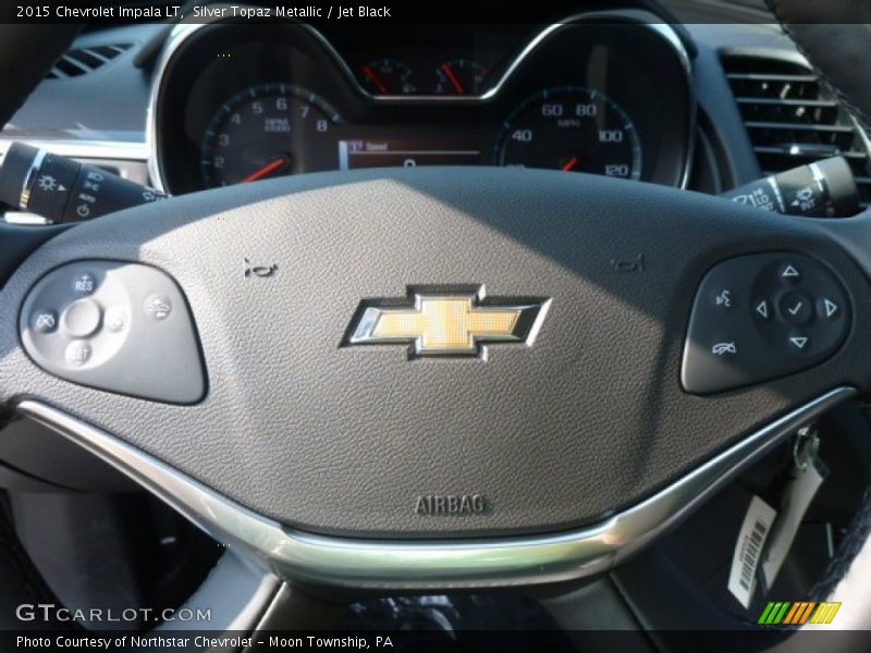 Silver Topaz Metallic / Jet Black 2015 Chevrolet Impala LT