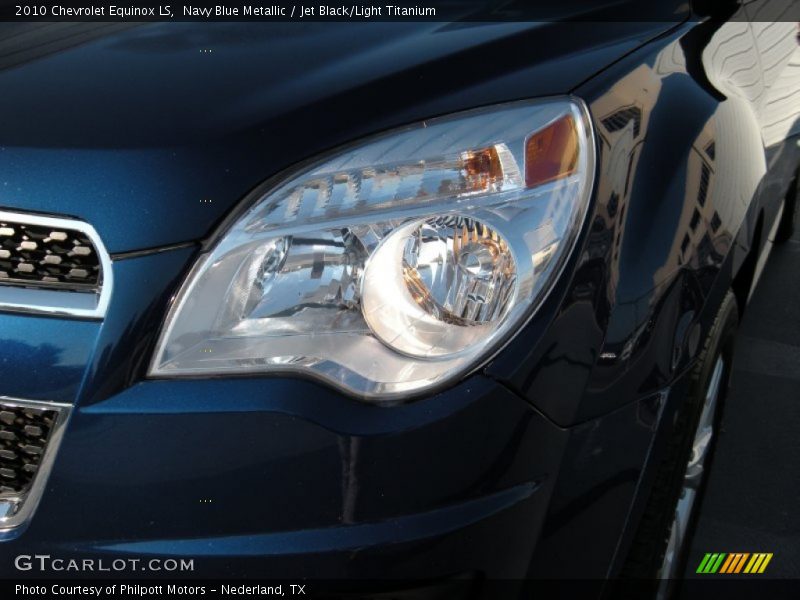 Navy Blue Metallic / Jet Black/Light Titanium 2010 Chevrolet Equinox LS