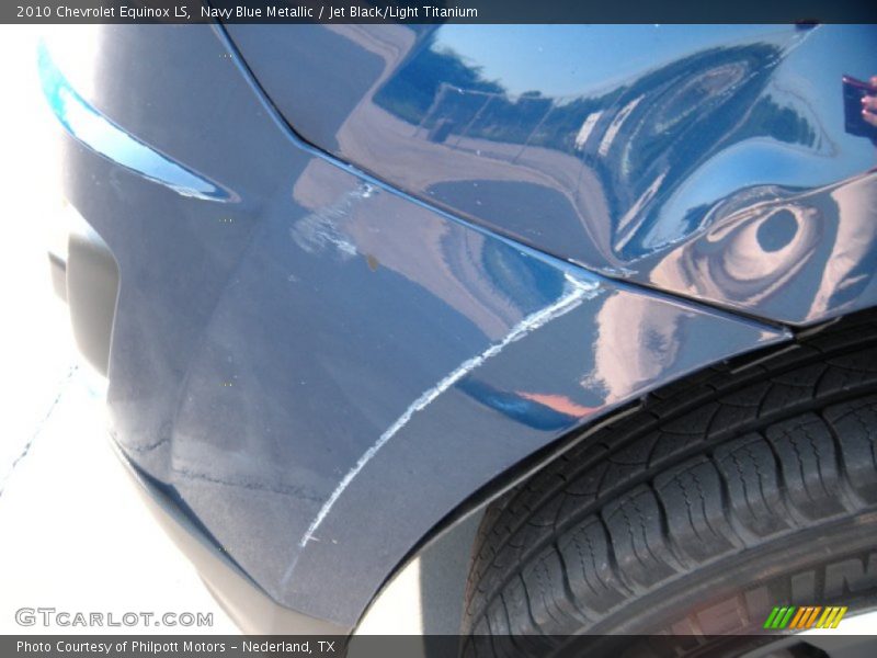 Navy Blue Metallic / Jet Black/Light Titanium 2010 Chevrolet Equinox LS