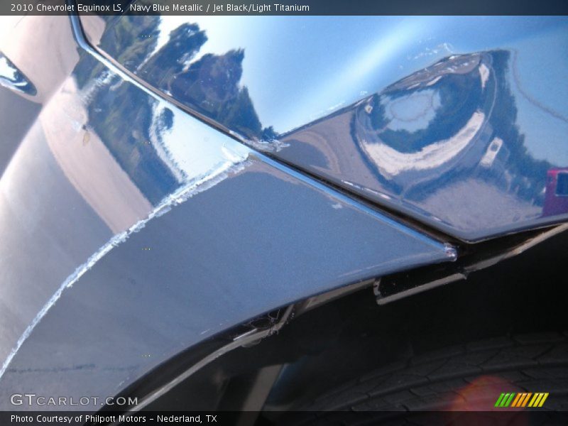Navy Blue Metallic / Jet Black/Light Titanium 2010 Chevrolet Equinox LS