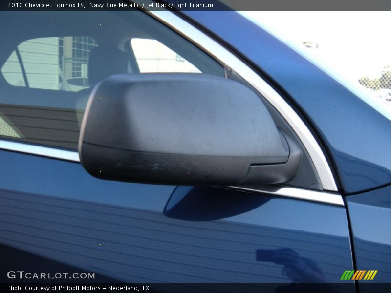Navy Blue Metallic / Jet Black/Light Titanium 2010 Chevrolet Equinox LS