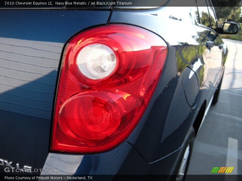 Navy Blue Metallic / Jet Black/Light Titanium 2010 Chevrolet Equinox LS