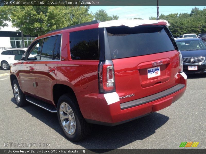 Crystal Red Tintcoat / Cocoa/Dune 2015 GMC Yukon SLT 4WD