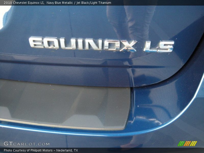Navy Blue Metallic / Jet Black/Light Titanium 2010 Chevrolet Equinox LS