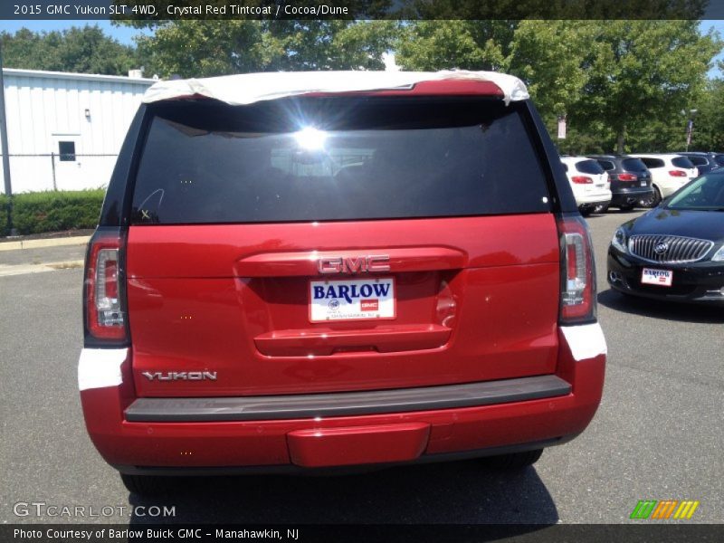 Crystal Red Tintcoat / Cocoa/Dune 2015 GMC Yukon SLT 4WD