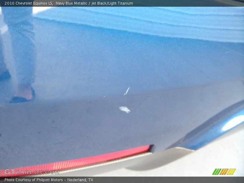 Navy Blue Metallic / Jet Black/Light Titanium 2010 Chevrolet Equinox LS