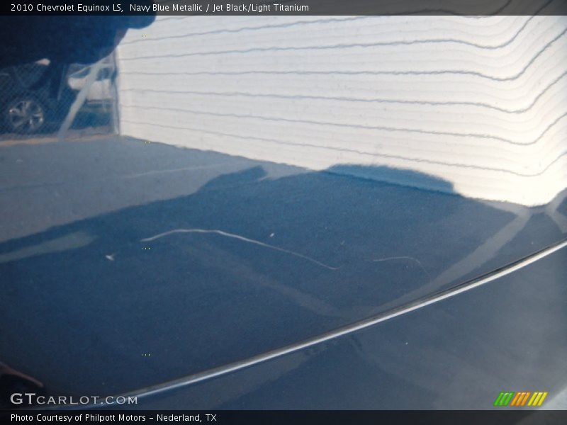 Navy Blue Metallic / Jet Black/Light Titanium 2010 Chevrolet Equinox LS