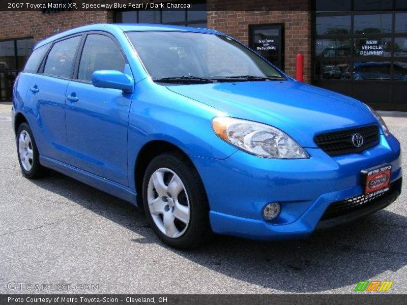 Speedway Blue Pearl / Dark Charcoal 2007 Toyota Matrix XR